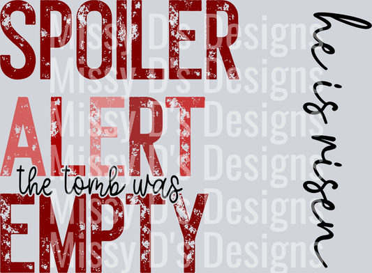 spoileralertthetombwasemptyRED