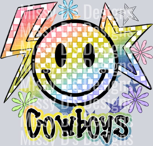 SMILEY RAINBOW Cowboys