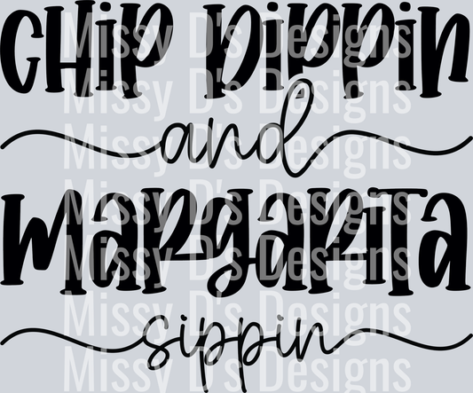 Chip dippin and margarita sippin-01