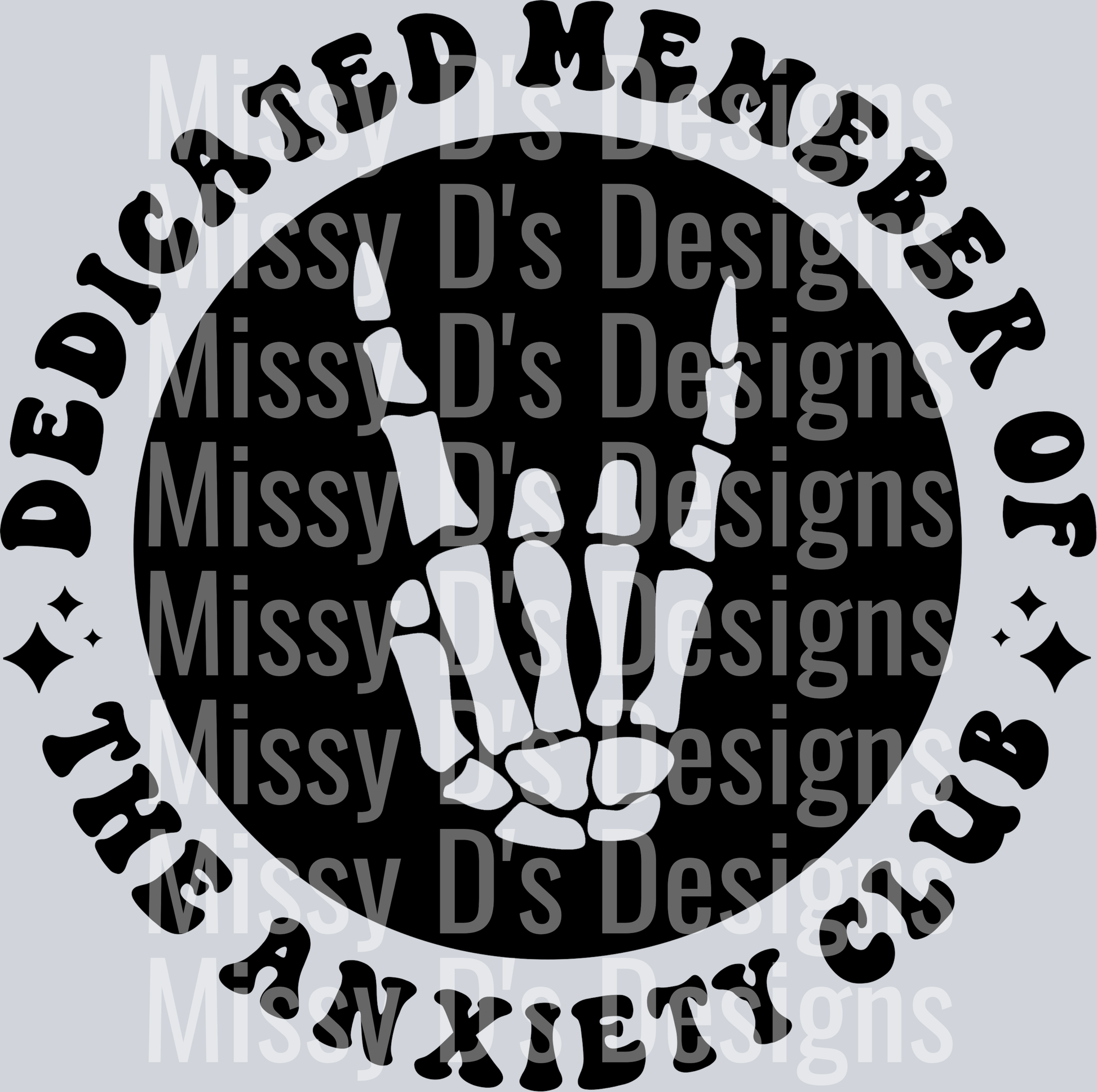 Dedicated Member Of The Anxiety Club Pocket Design