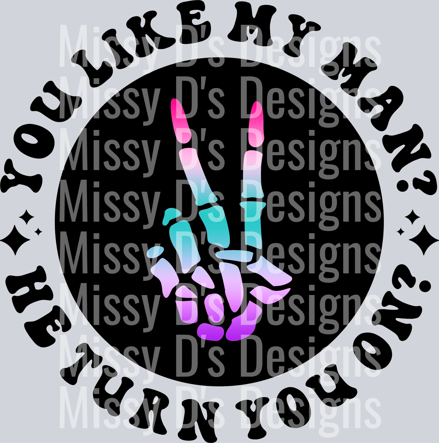 Color You Like My Man Pocket Design