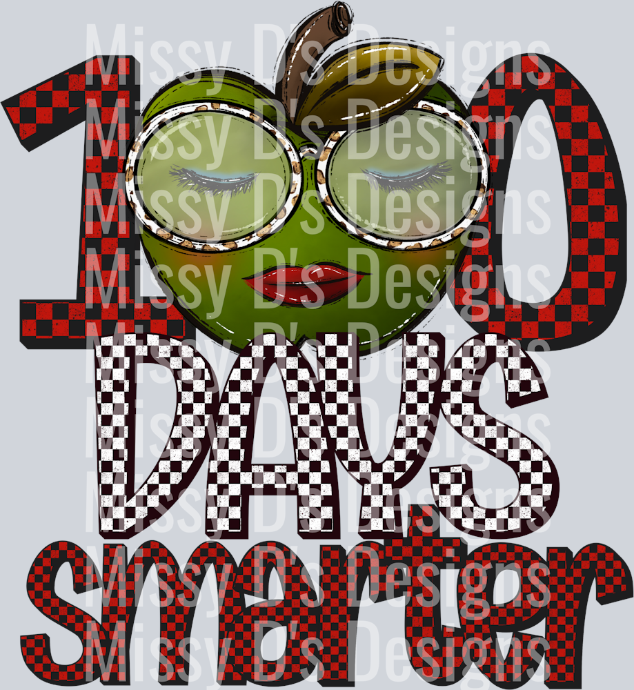 100 DAYS SMARTER RED APPLE