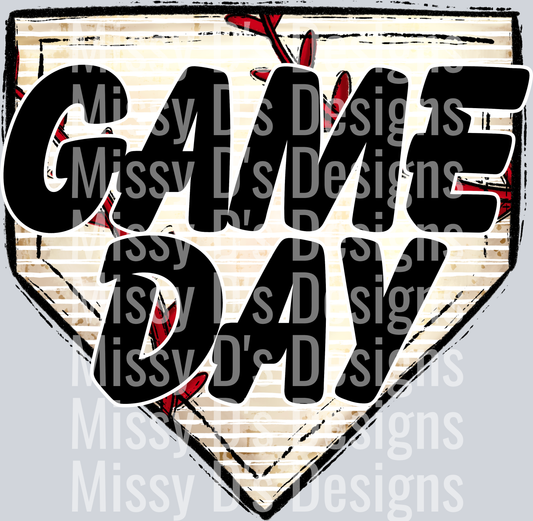 glitter baseball game day