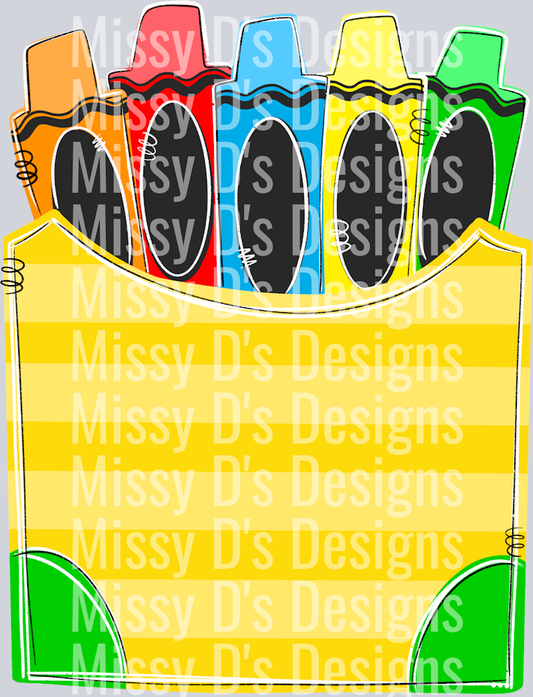 Crayon box primary