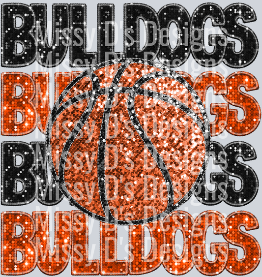 bulldogs orange black - Copy