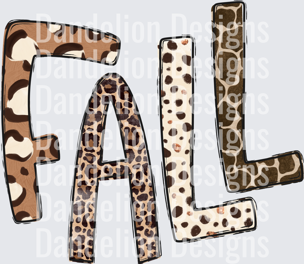 FALL ANIMAL PATTERN
