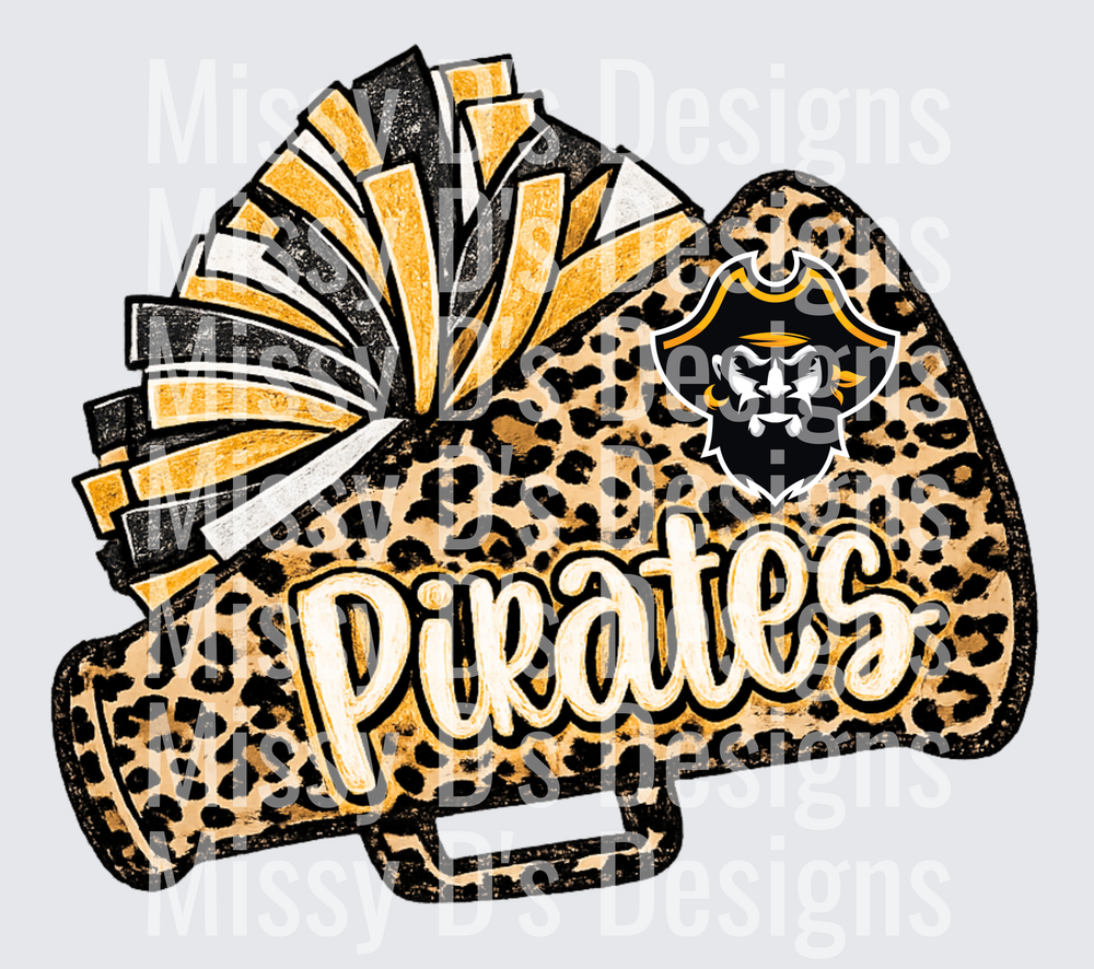 pirates leopard megaphone