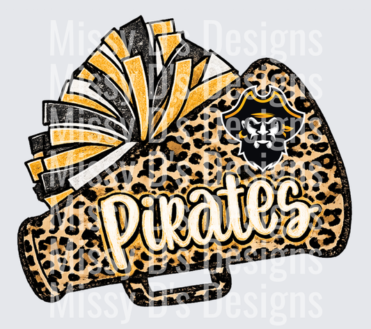 pirates leopard megaphone