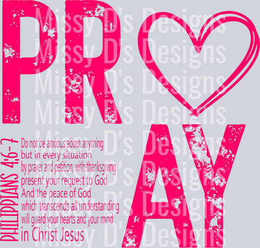 prayphilippiansHOT PINK