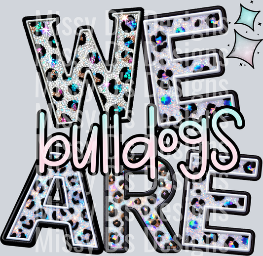 we are bulldogs leopard