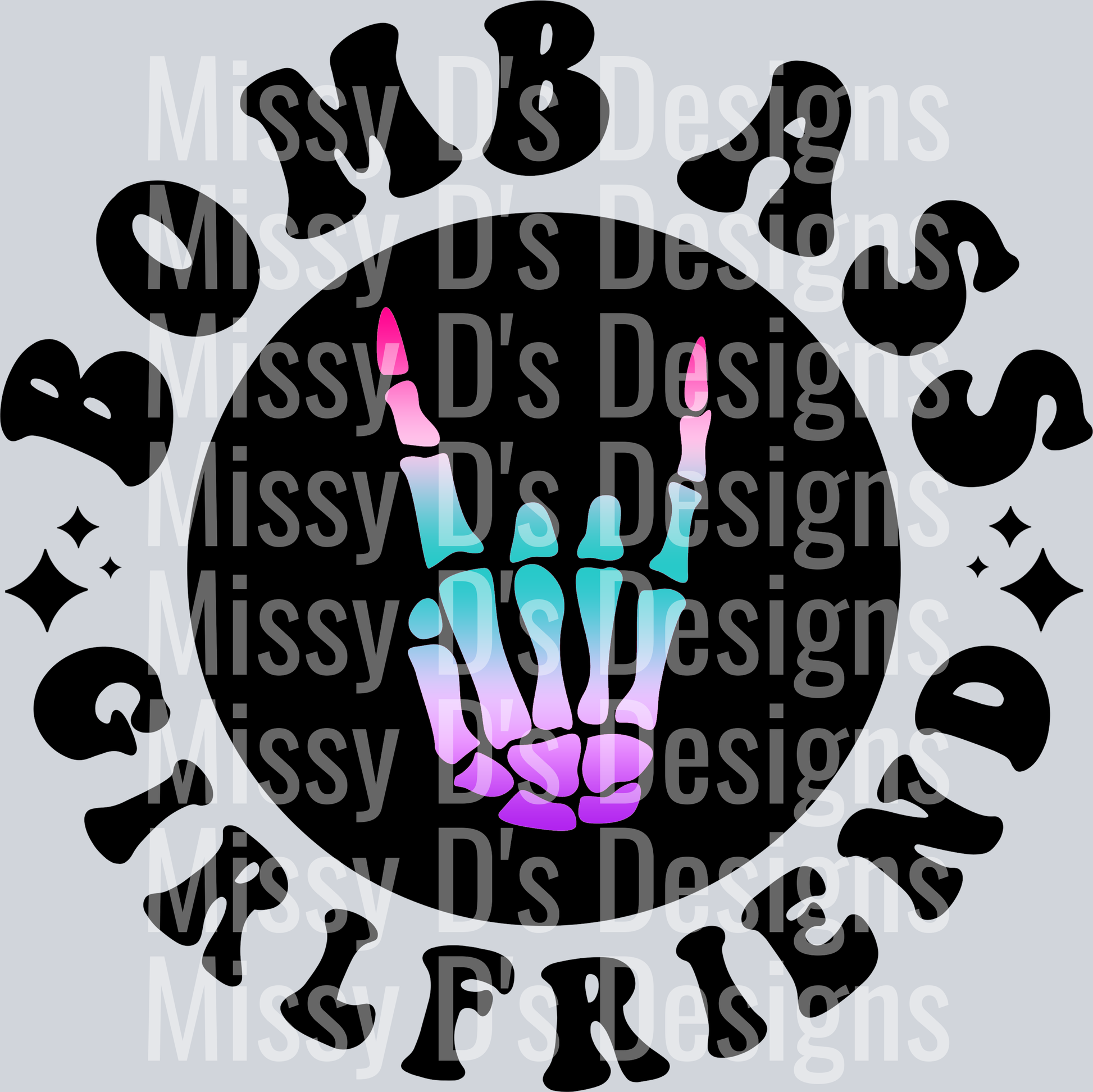Color Bomb Ass Girlfriend Pocket Design