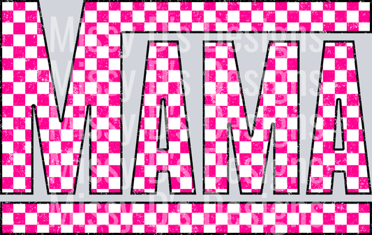 Pink Checkered Mama