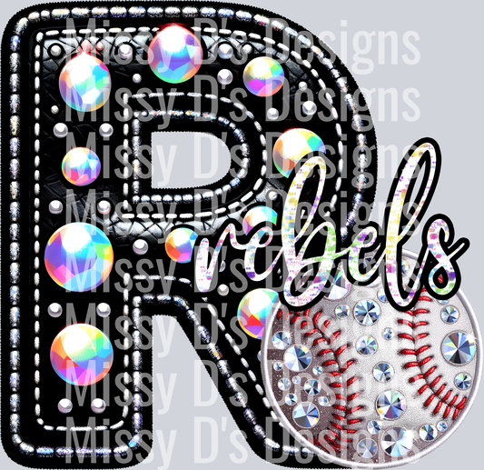 leather baseball rebels