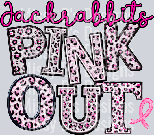 pink out Jackrabbits