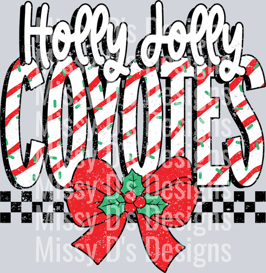 Holly Jolly Coyotes
