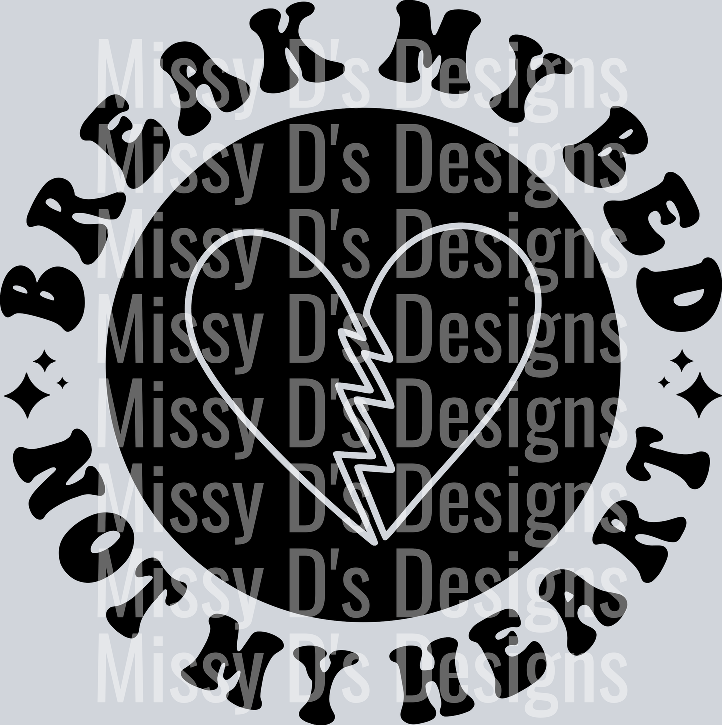 Break My Bed Not My Heart Pocket Design