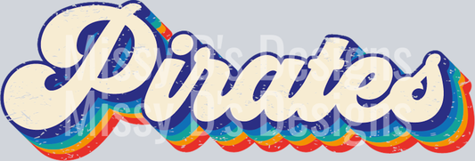 Vintage Multi-color Pirates