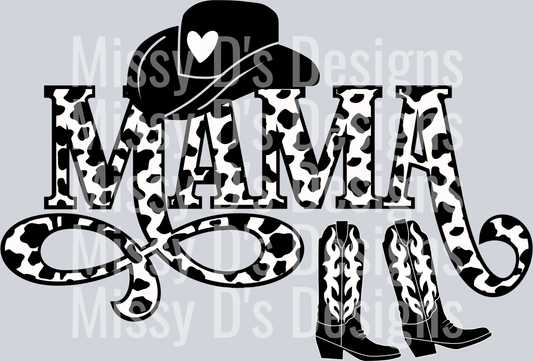 Mama cow print