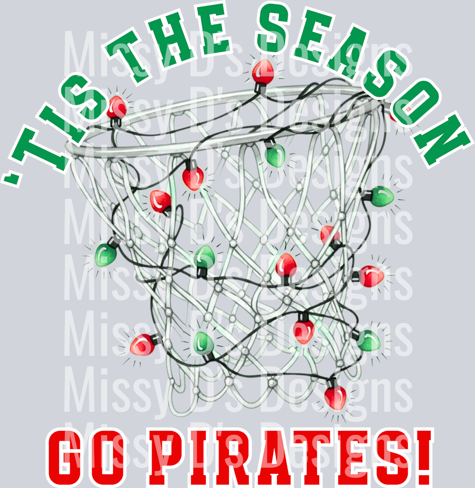 Tis the Season Basketball Go Pirates