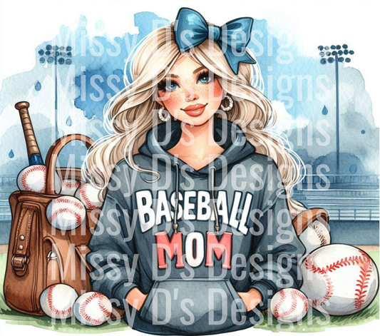 Baseball Mom blonde
