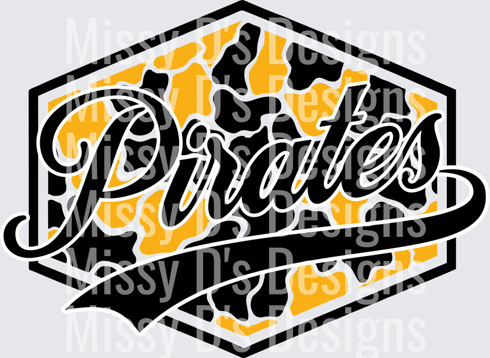 Camo Hexagon Crandall Pirates