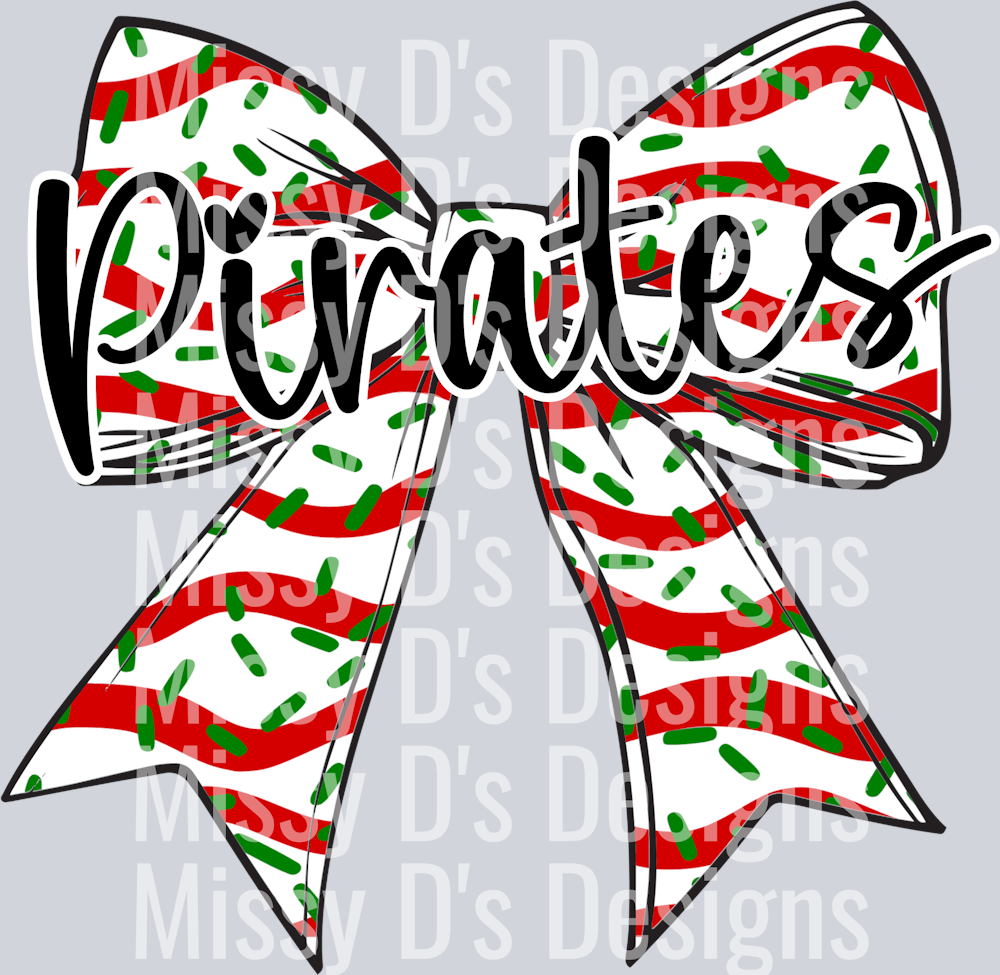 christmas tree cake pirates