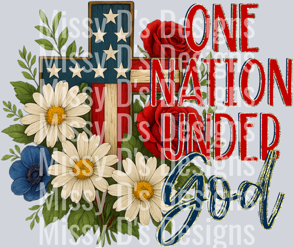 OneNationUndergodfloralcrossred