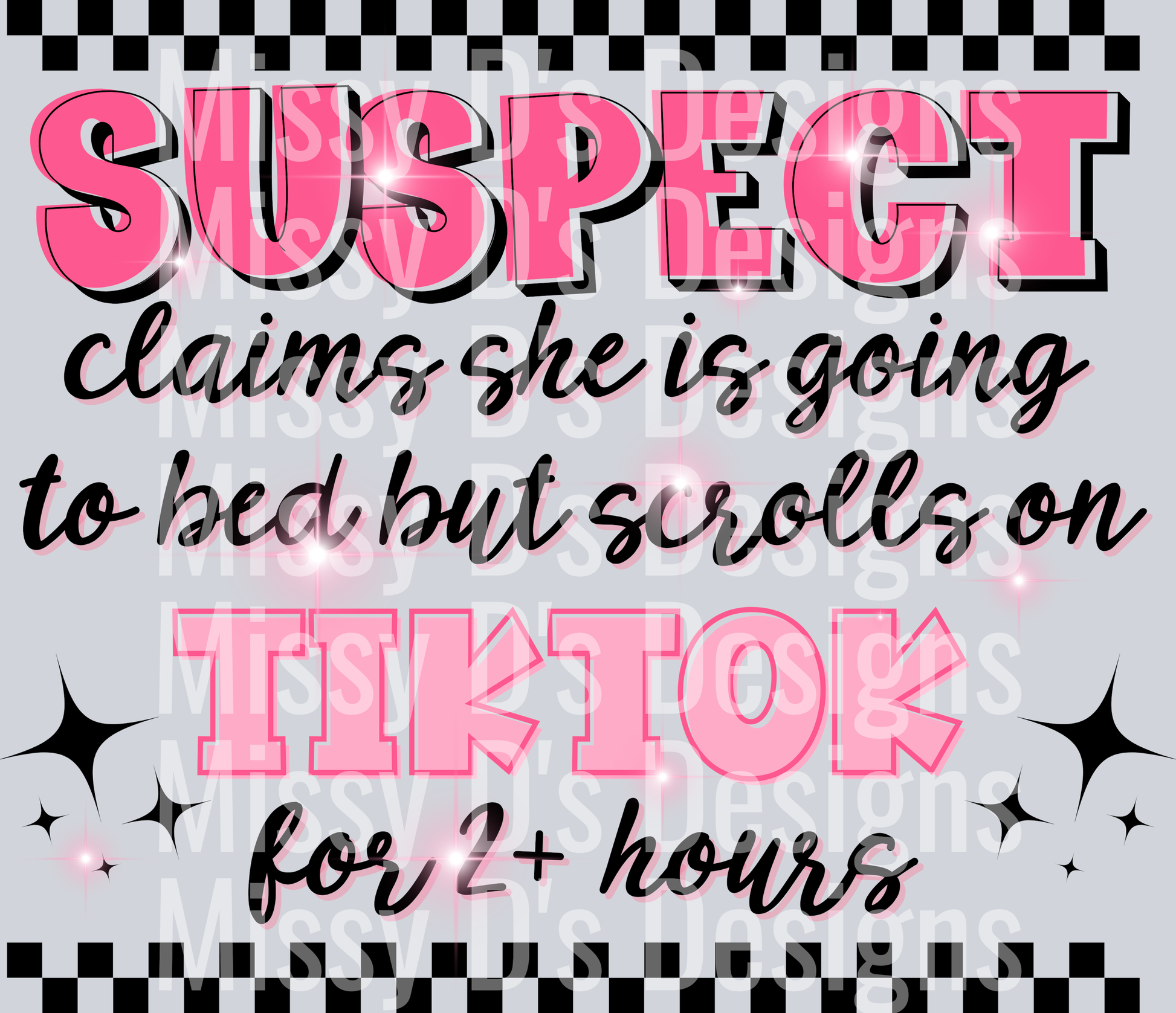 Suspect claims she is going to bed but scrolls tiktok for two plus hours