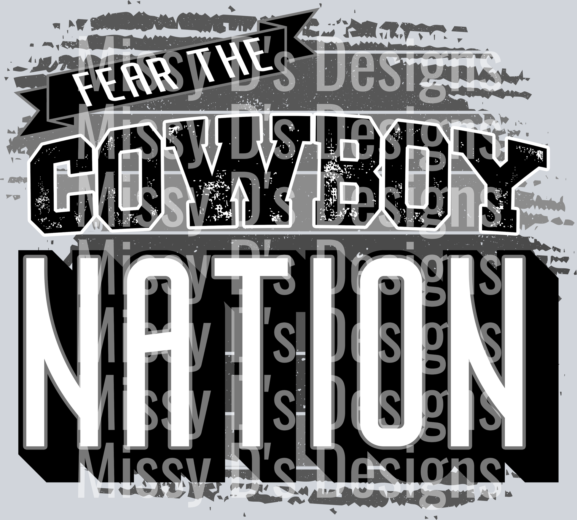 fear the mascot nation COWBOY