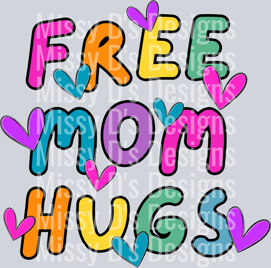 Free Mom Hugs hearts