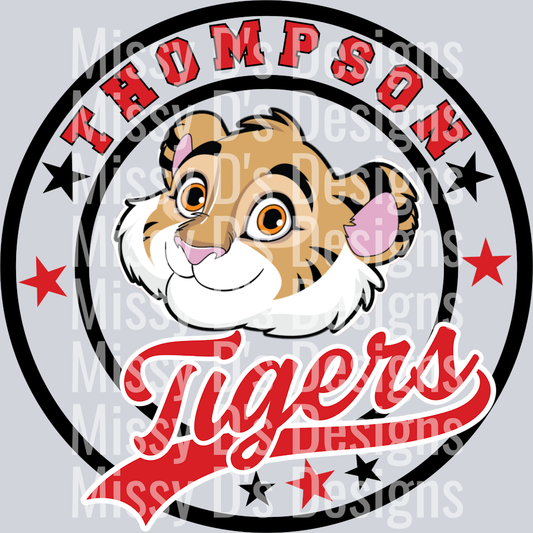 Terrell Tigers Circle Mascot (1)