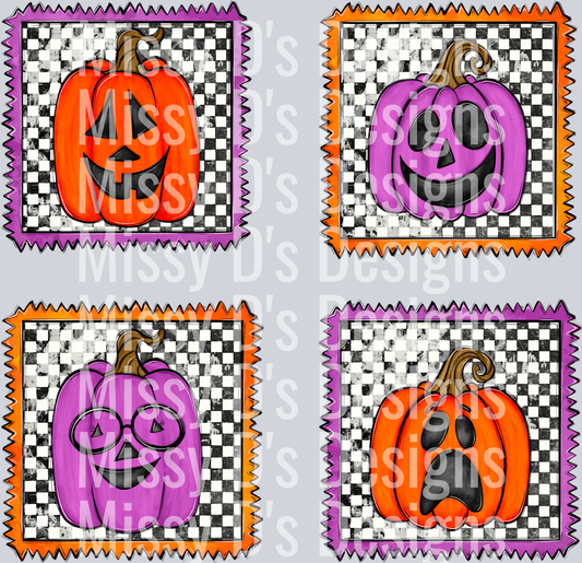 CHECKER PUMPKINS