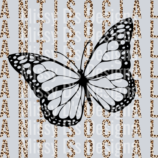 Butterfly black