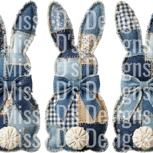Patchwork Easter Bunny Png, Bunny Easter