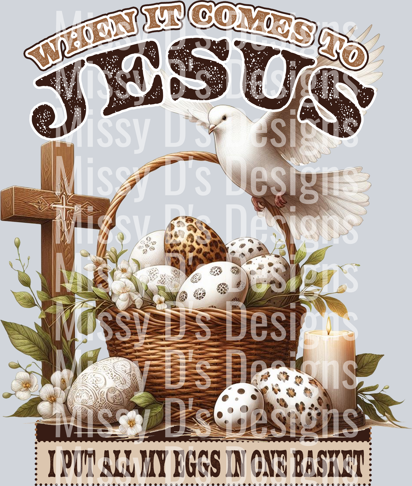 Jesus, Easter basket