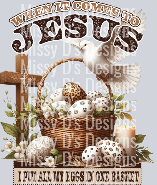 Jesus, Easter basket