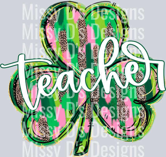 teacher shamrock300dpi