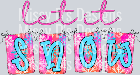 LET IT SNOW BANNER
