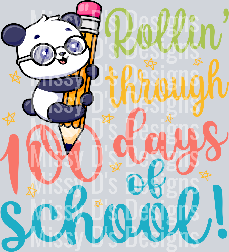 rollin through 100 days of school