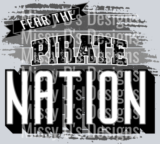 fear the mascot nation PIRATE