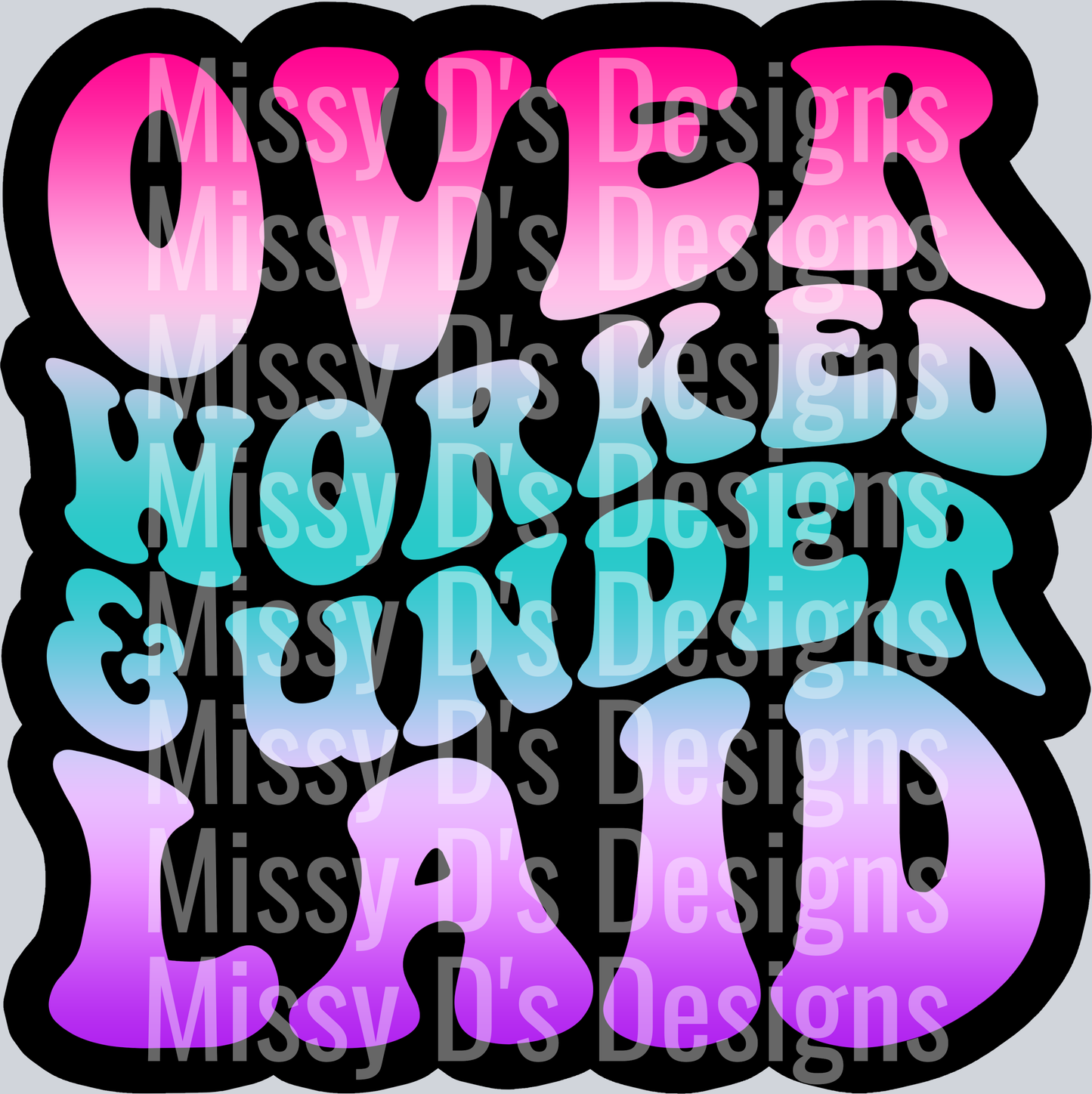 Color Overworked And Underlaid