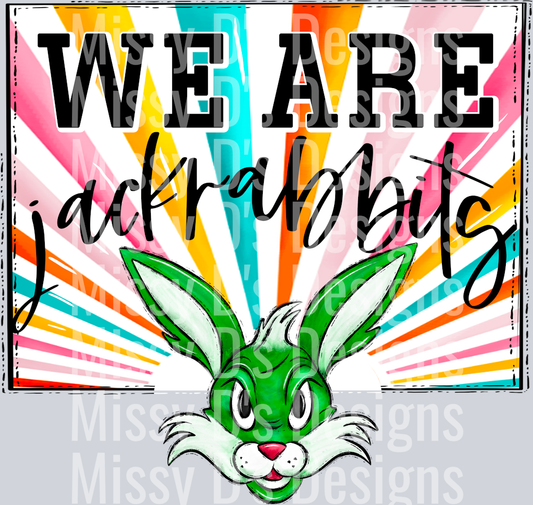 sunburst WE ARE CUSTOM- green jackrabbit