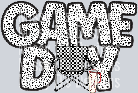 game day baseball chairdalmation