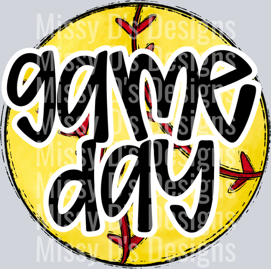 SOFTBALL GAME DAY