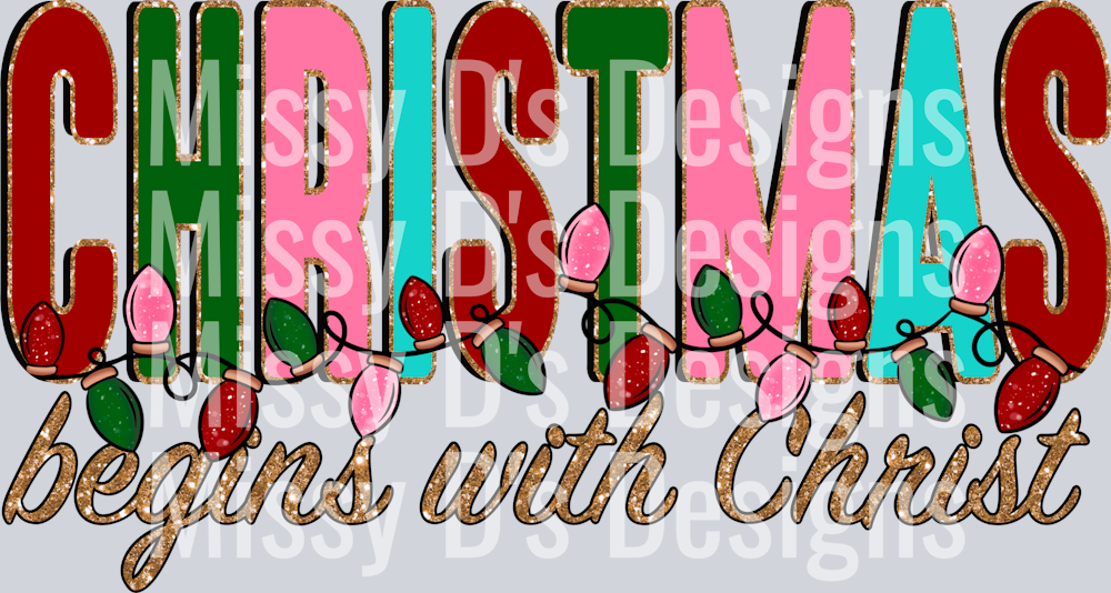ChristmasbeginswithChrist