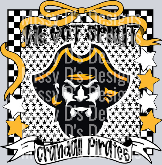 We got spirit crandall pirate