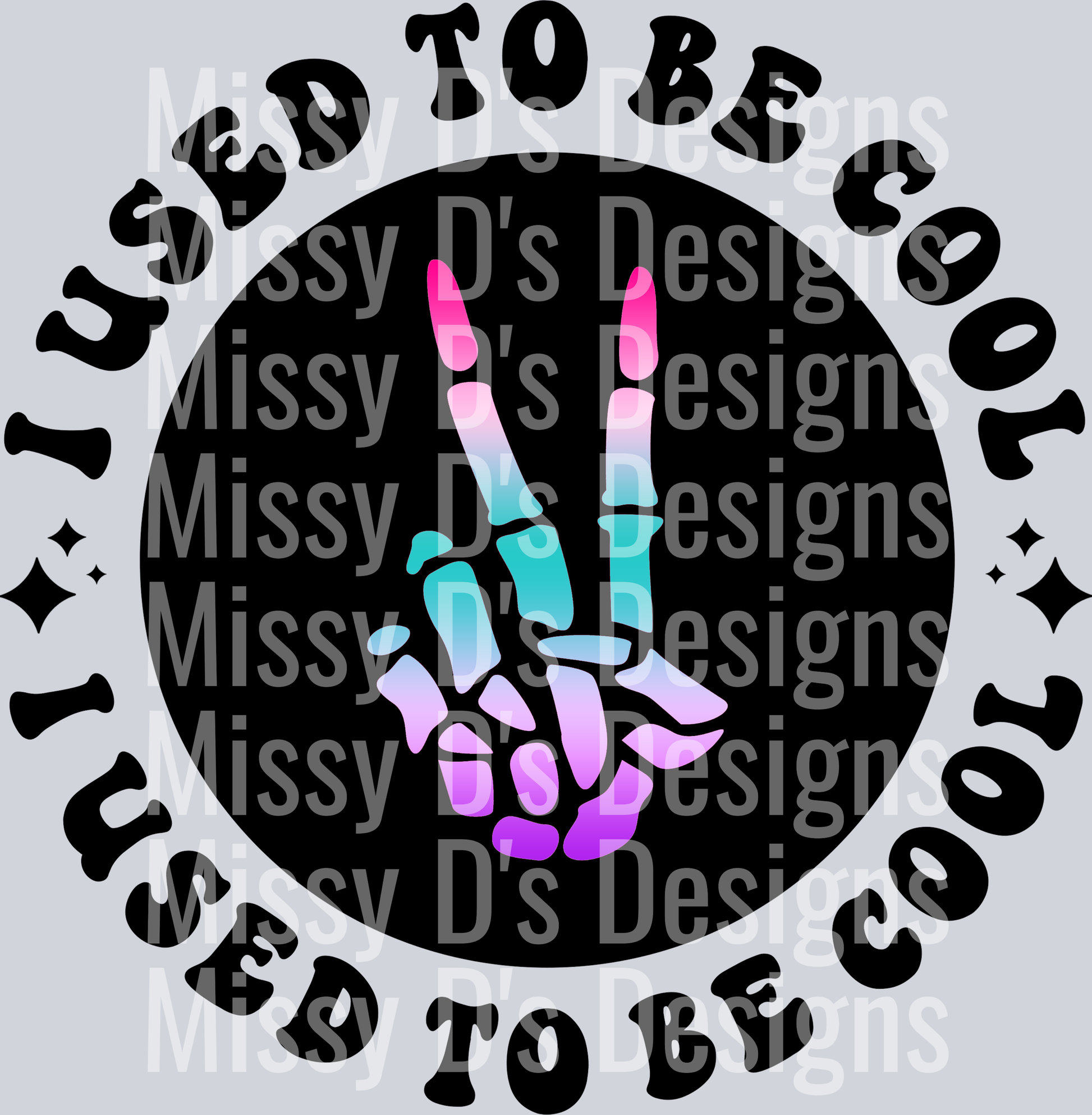 Color I Used To Be Cool Pocket Design
