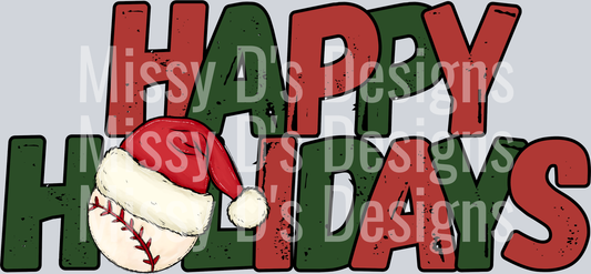 HH BASEBALL SANTA