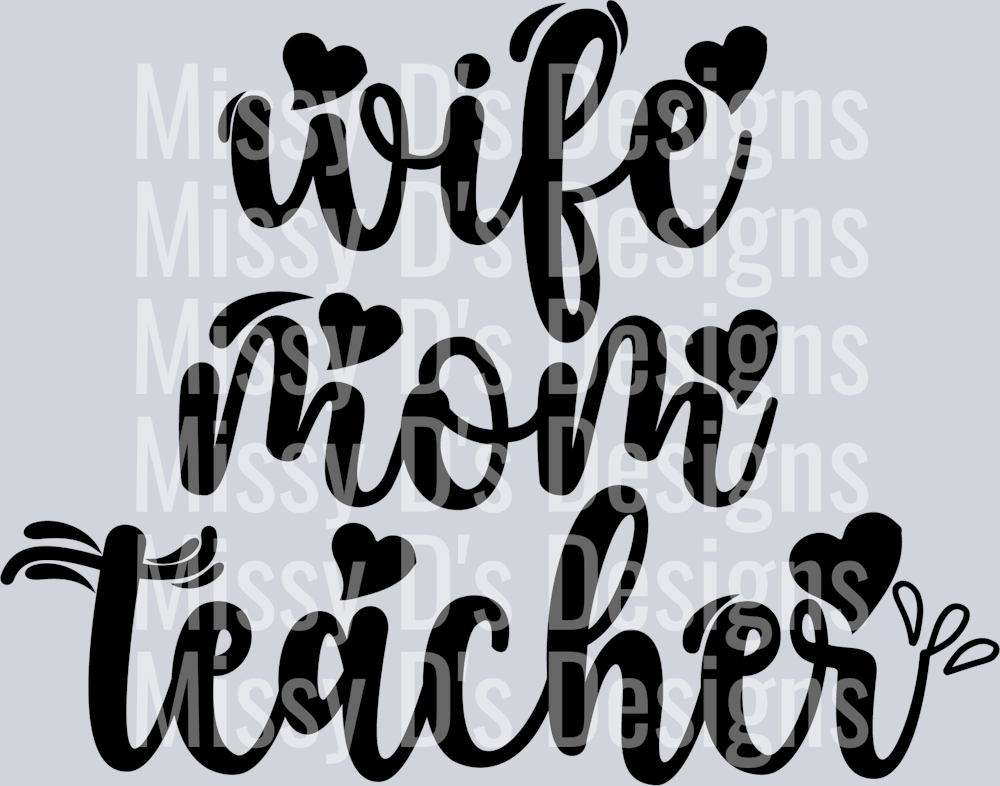 wife mom teacher-01