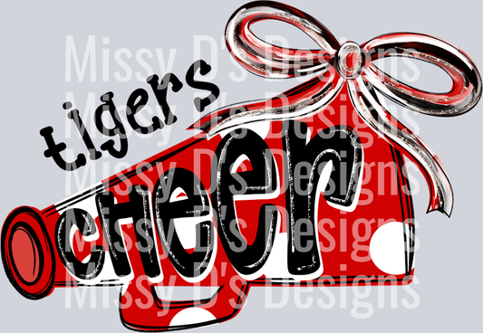 tigers red megaphone